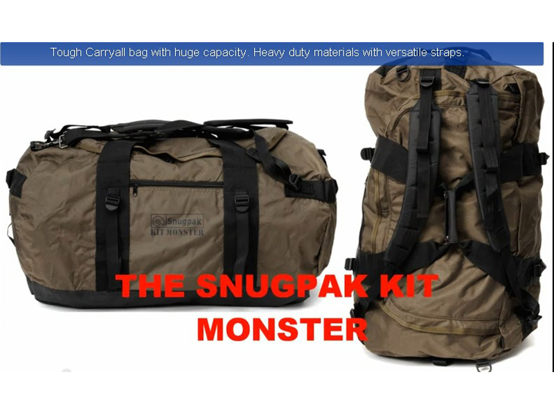 Snugpak - Geanta / Rucsac Kit Monster  Marea Britanie 120litri 